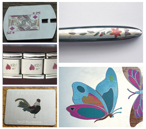 MOPA laser stainless steel high purity coloring process