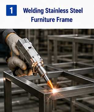 Laser Welding Machine for Metal Furniture in Mexico