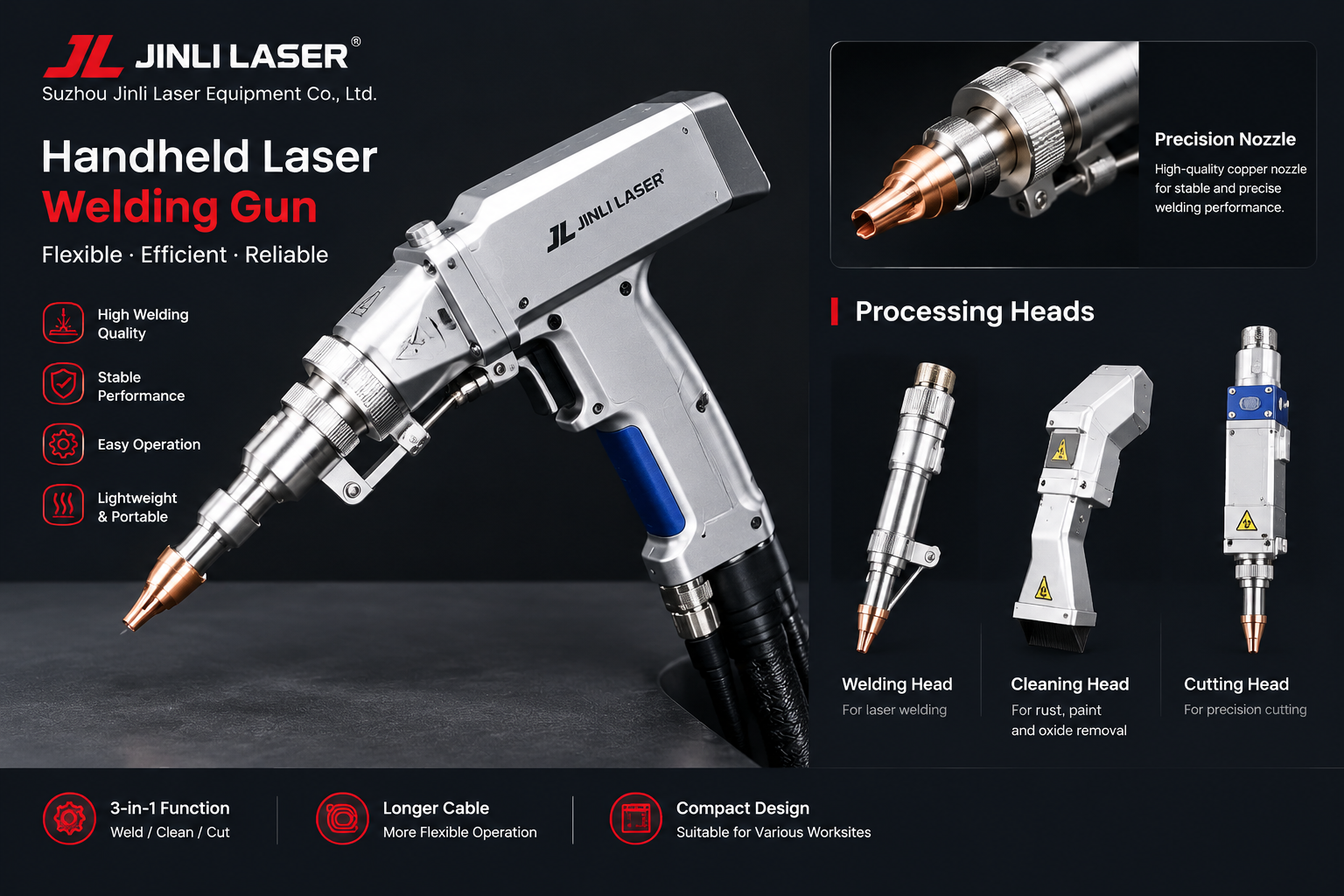Handheld Laser Welding Machine Manufacturer | Jinli Laser Handheld Laser Welding Machine Manufacturer | Jinli Laser